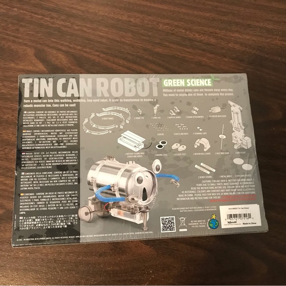 Toys Nwt 4m Toysmith Kidzrobotix Tin Can Robot Diy Science Kits Stem